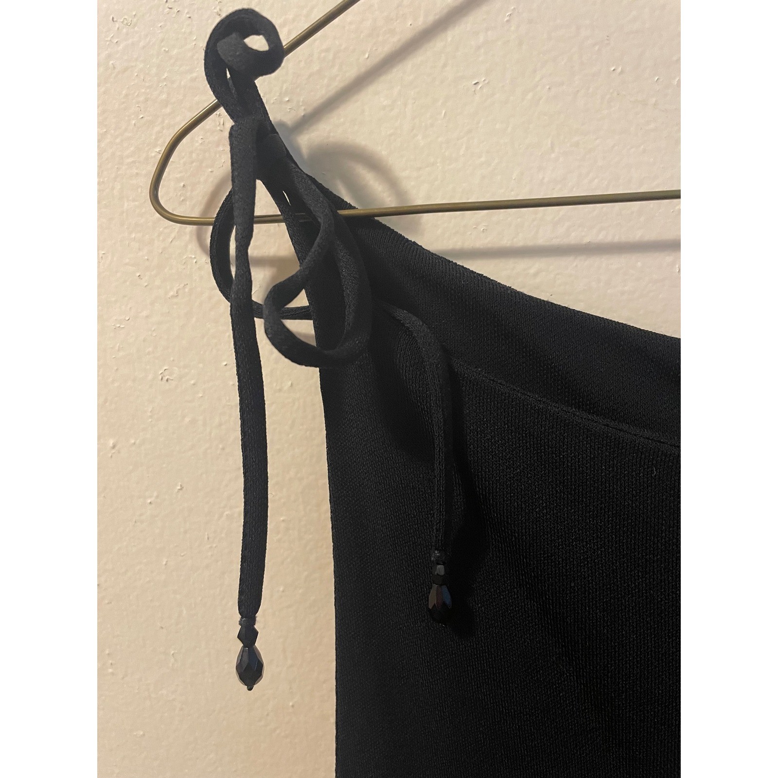 LAUREN RALPH LAUREN VINTAGE EVENING ELEGANT BLACK MAXI SLEEVELESS DRESS SIZE M
