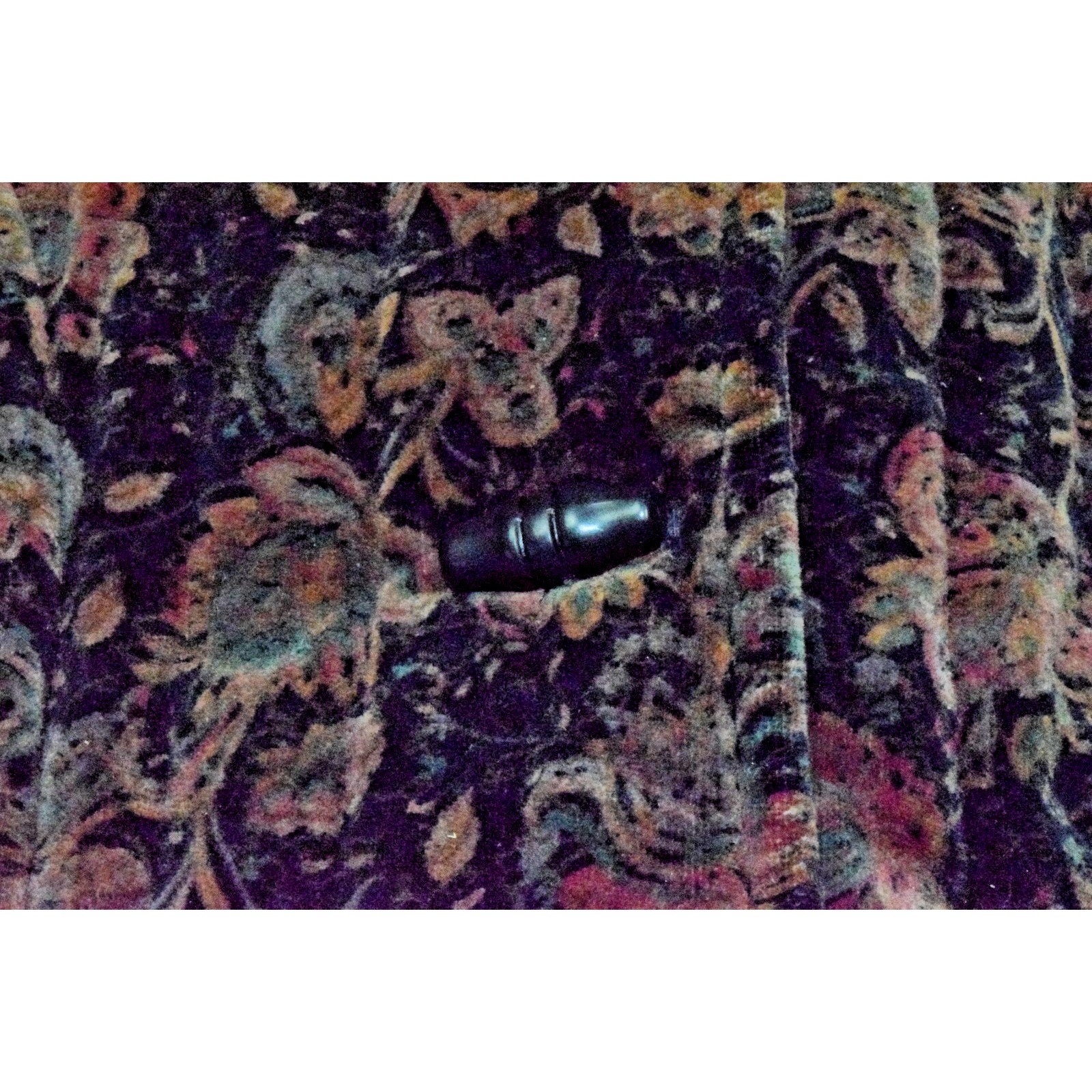 Vintage Jacket Sun N Sand Size S 60s Quilted Black Velvet Lined Toggle Button