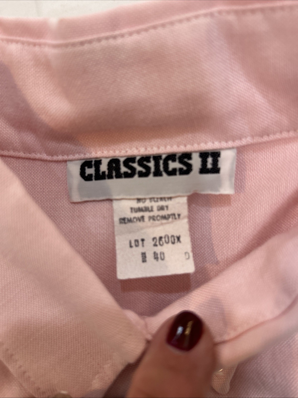 Vintage 80s Oxford Cloth Preppy Button Down Shirts Lot Of 3 Pastel Colors Size M