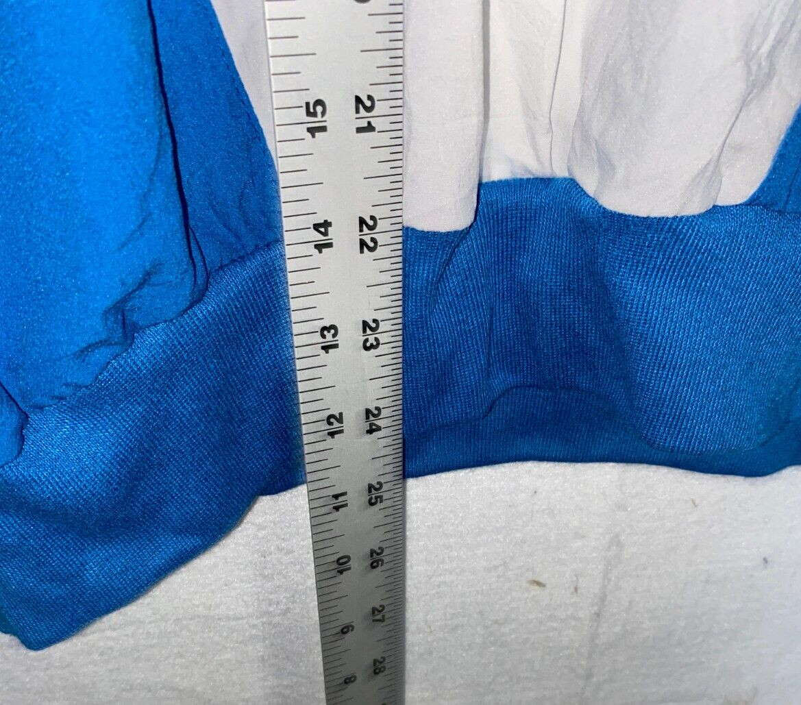 Vintage Women’s 16 Cricket Lane USA Made Top Short Sleeve Blouse NWT Blue White