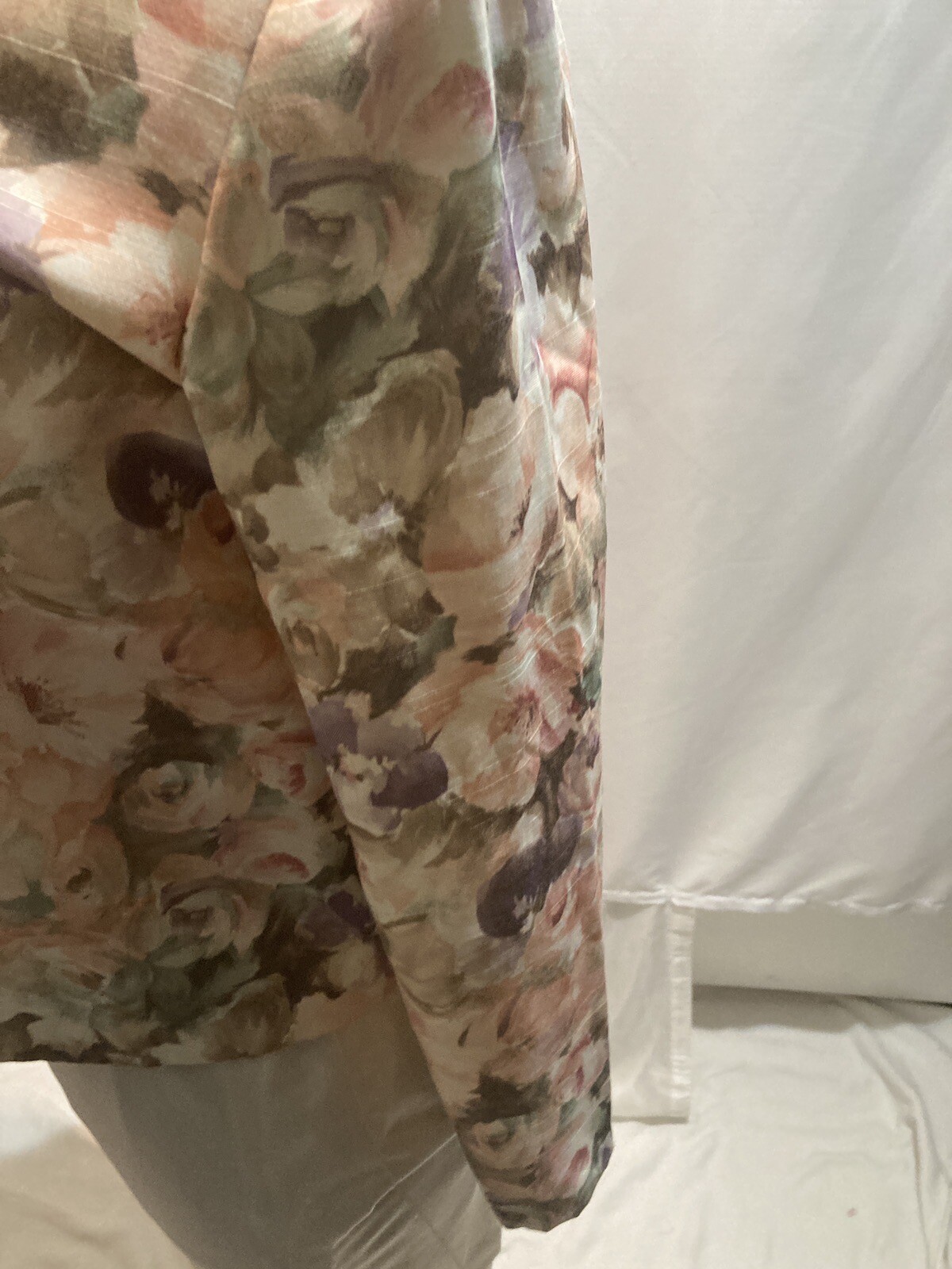Inseparables Vintage Pink Floral Jacket, Size 12, pink