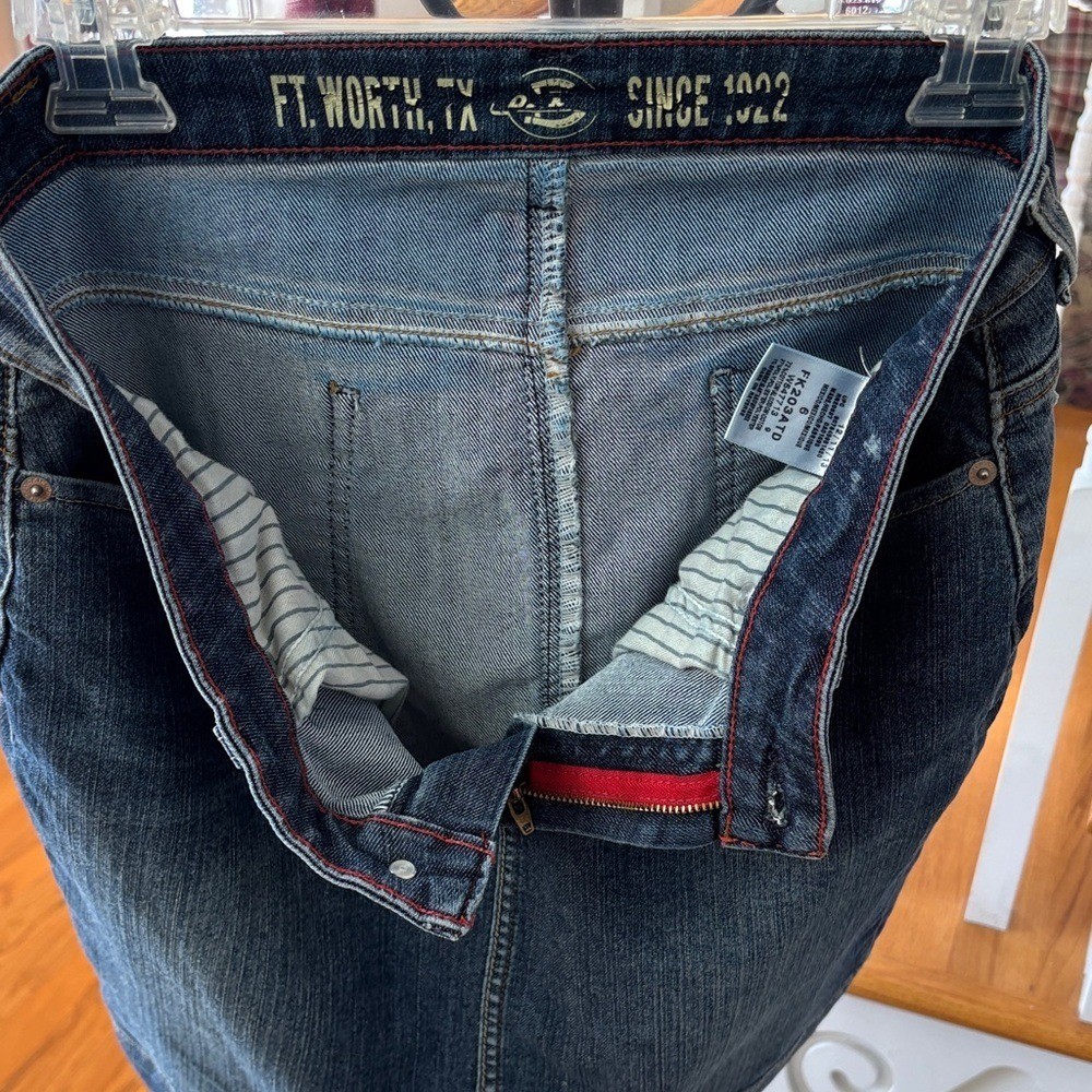 Vintage 💙 Dickies Blue Denim Mini Skirt 💙 Size 6