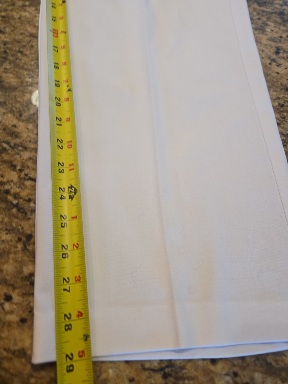 VTG Koret Francisca Women Pants Size 16 White Stretch High Rise ElasticWaist