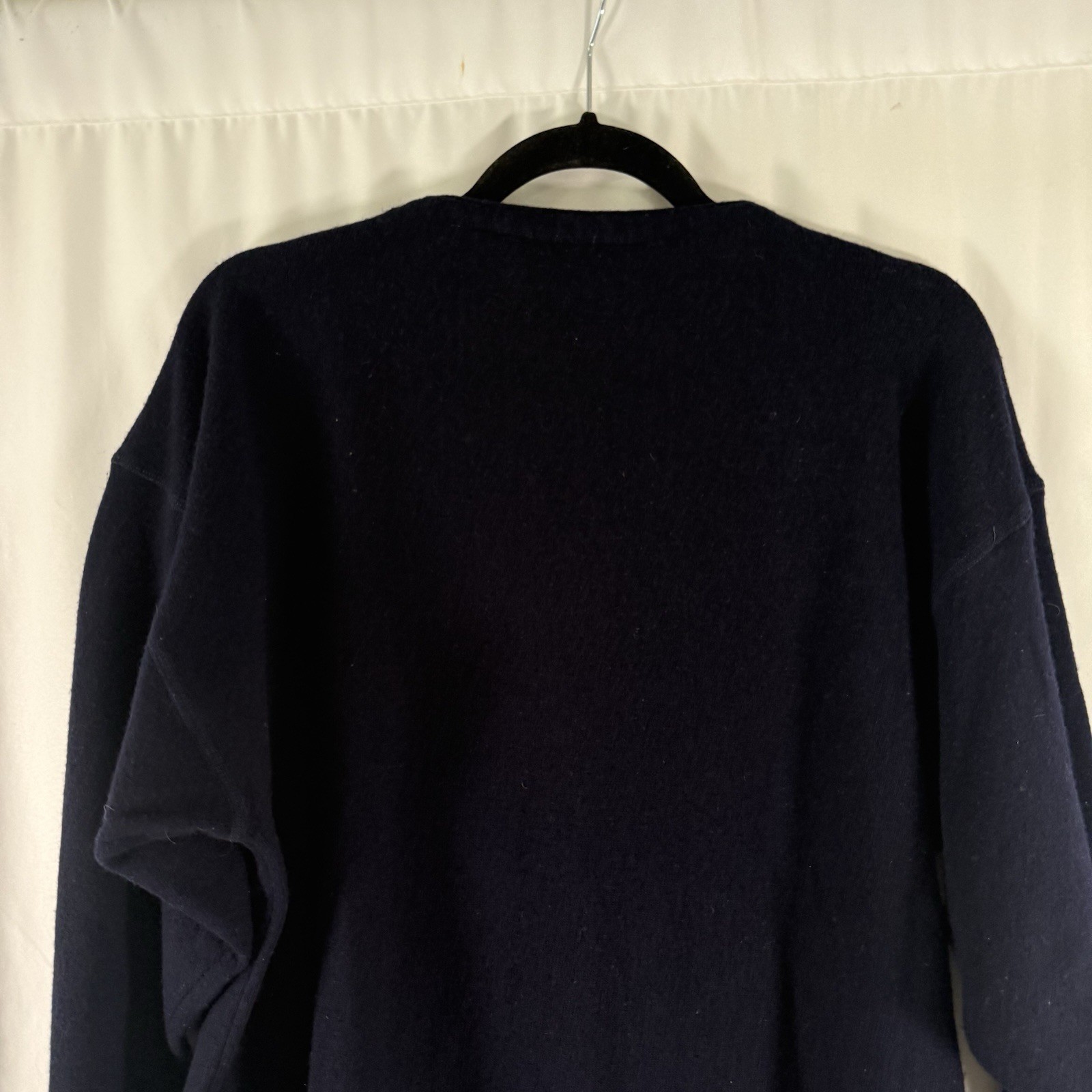 Ann Tjian for Kenar Lambswool Blend Sweater Women’s Medium Black Round Neck