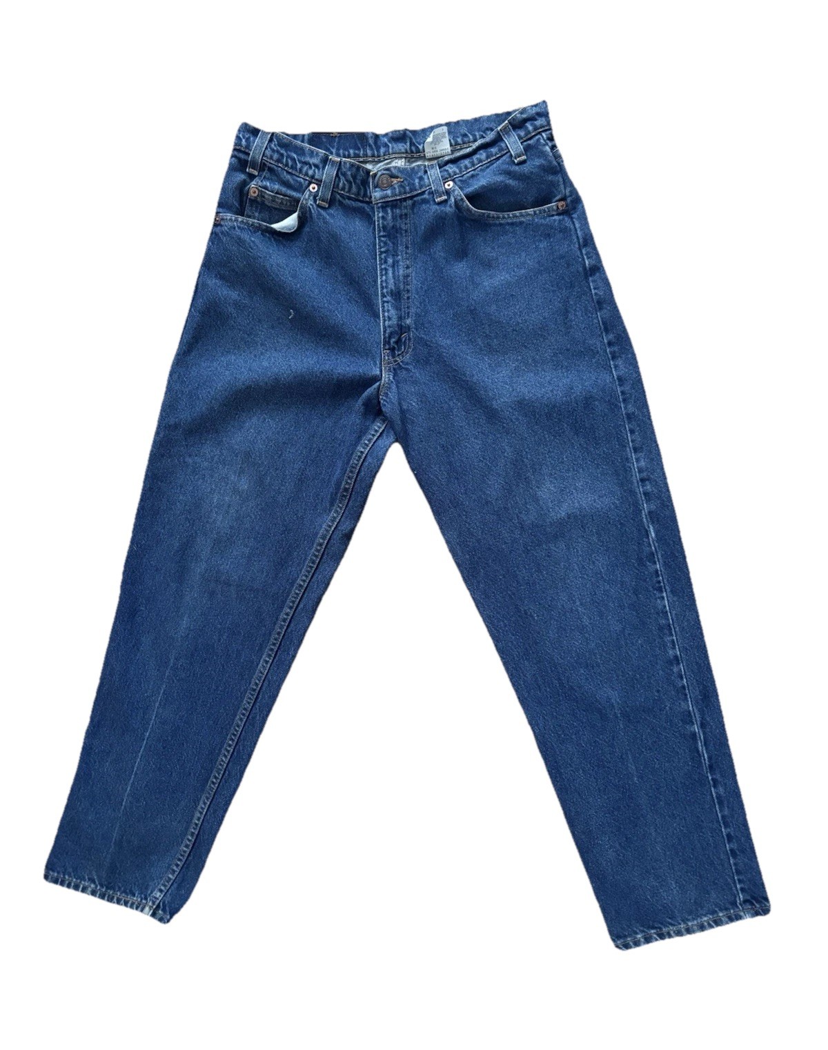 Vintage Levi’s 575 USA Made 34×29 Dark Wash Mom Jeans Relaxed Tapered 100%Cotton