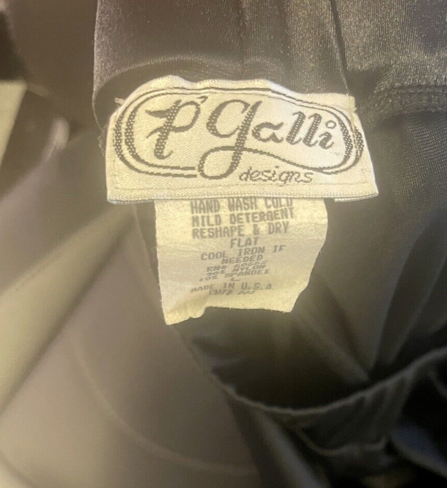 Vintage/Retro P.Galli Designs Satin Pants Size Large 30″ Waist ~Made in the USA~