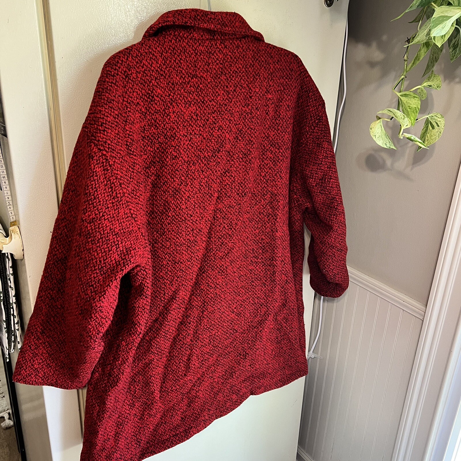 Vintage Woolrich 1980s U.S.A. Made 100% Wool Jacket Women’s Size 2XL Button Up