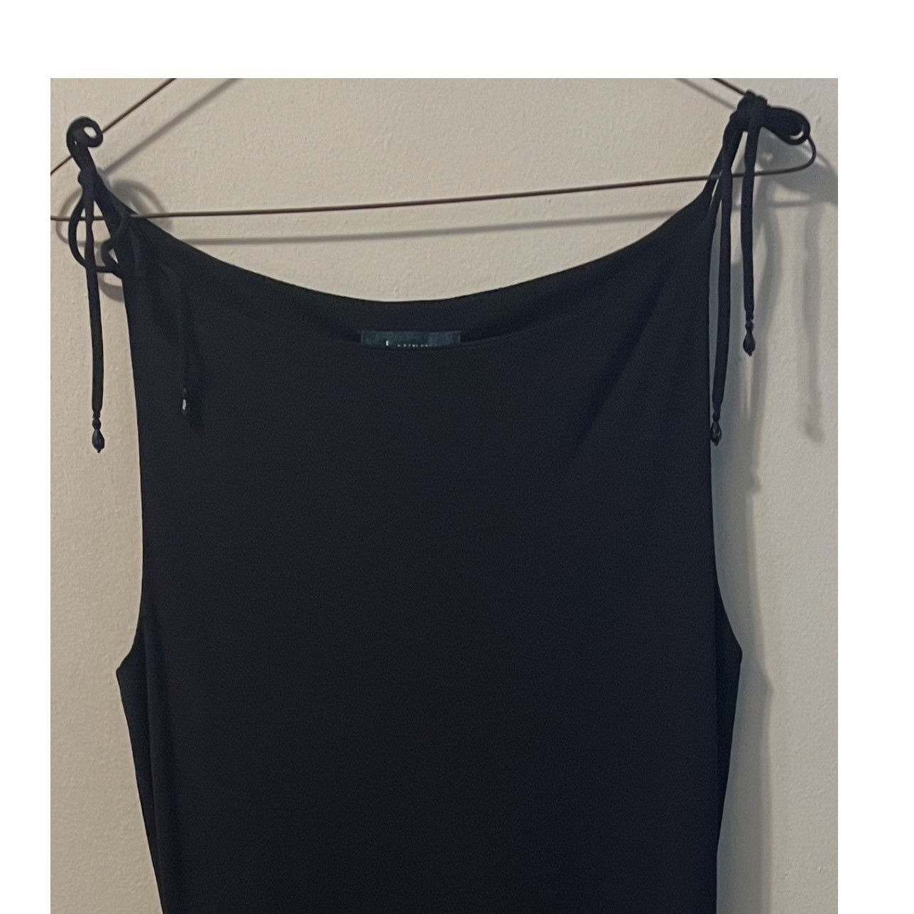 LAUREN RALPH LAUREN VINTAGE EVENING ELEGANT BLACK MAXI SLEEVELESS DRESS SIZE M