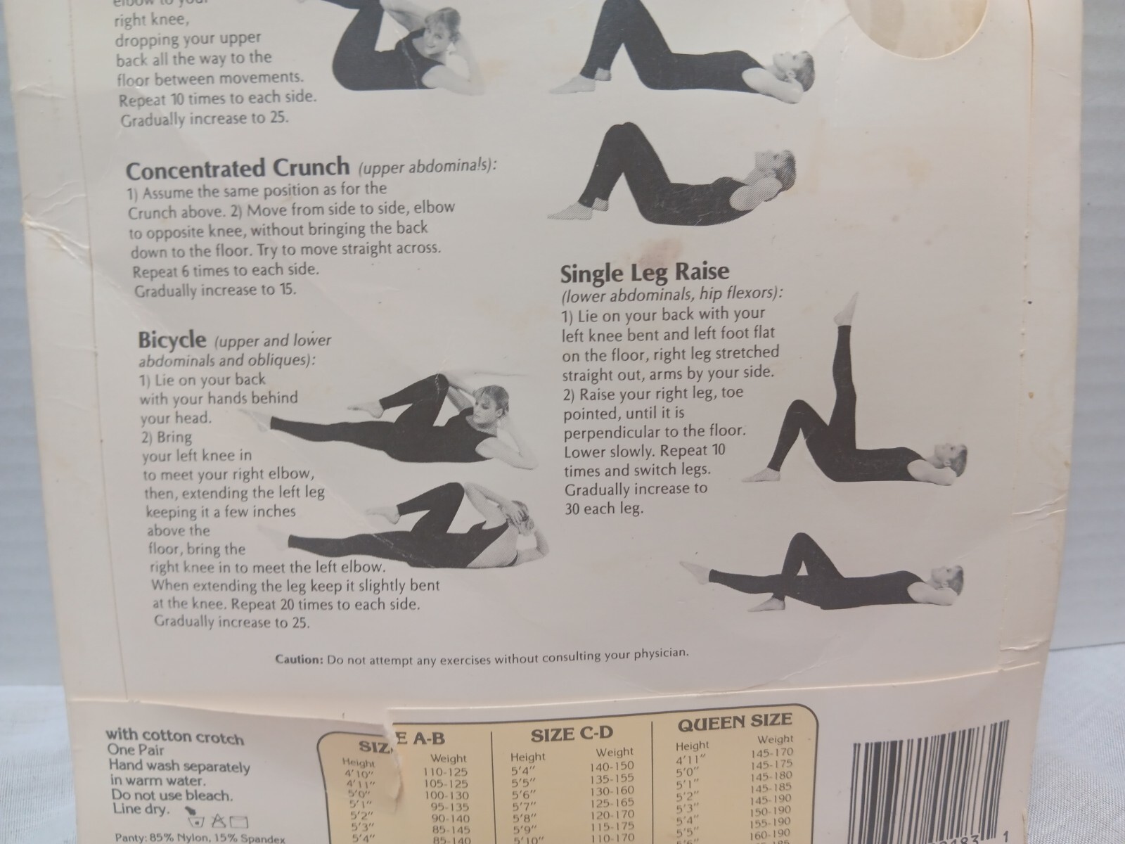 Vintage SLENDERALLS Underalls, PANTYHOSE SIze A-B BARELY BEIGE Legs Beige Panty
