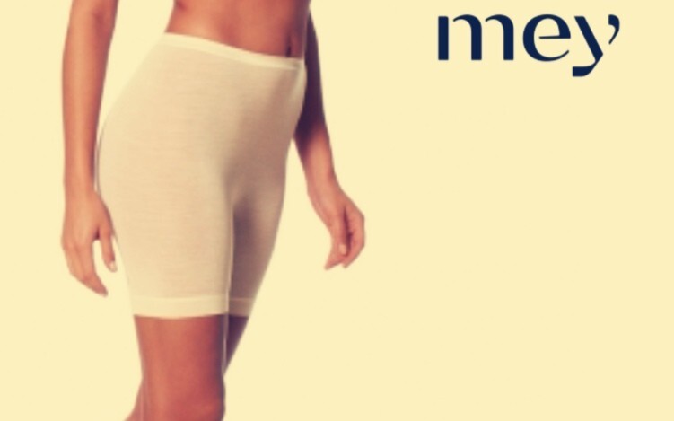 NOS Vtg 80s Mey Wool Long Leg Underwear Short Beige Sz 40 (S-M) /UK 14 Germany