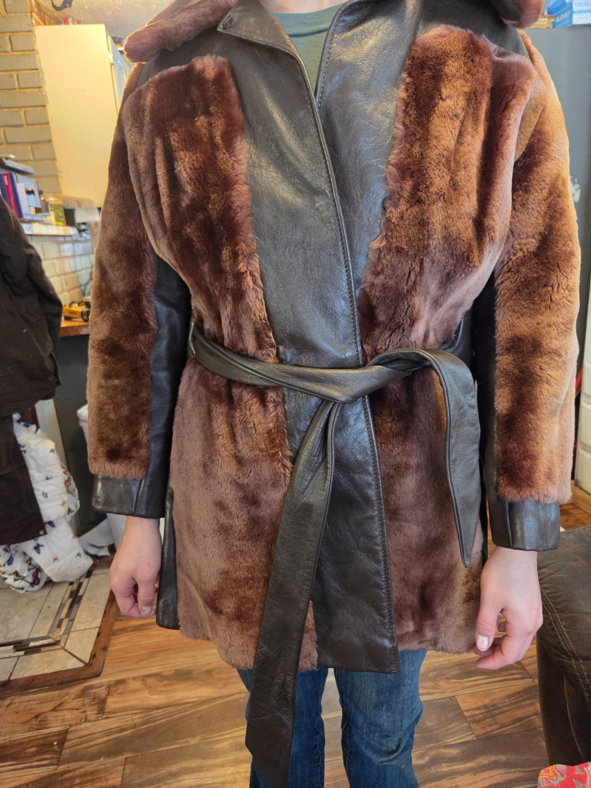 Lloyds vintage fur coat for women medium
