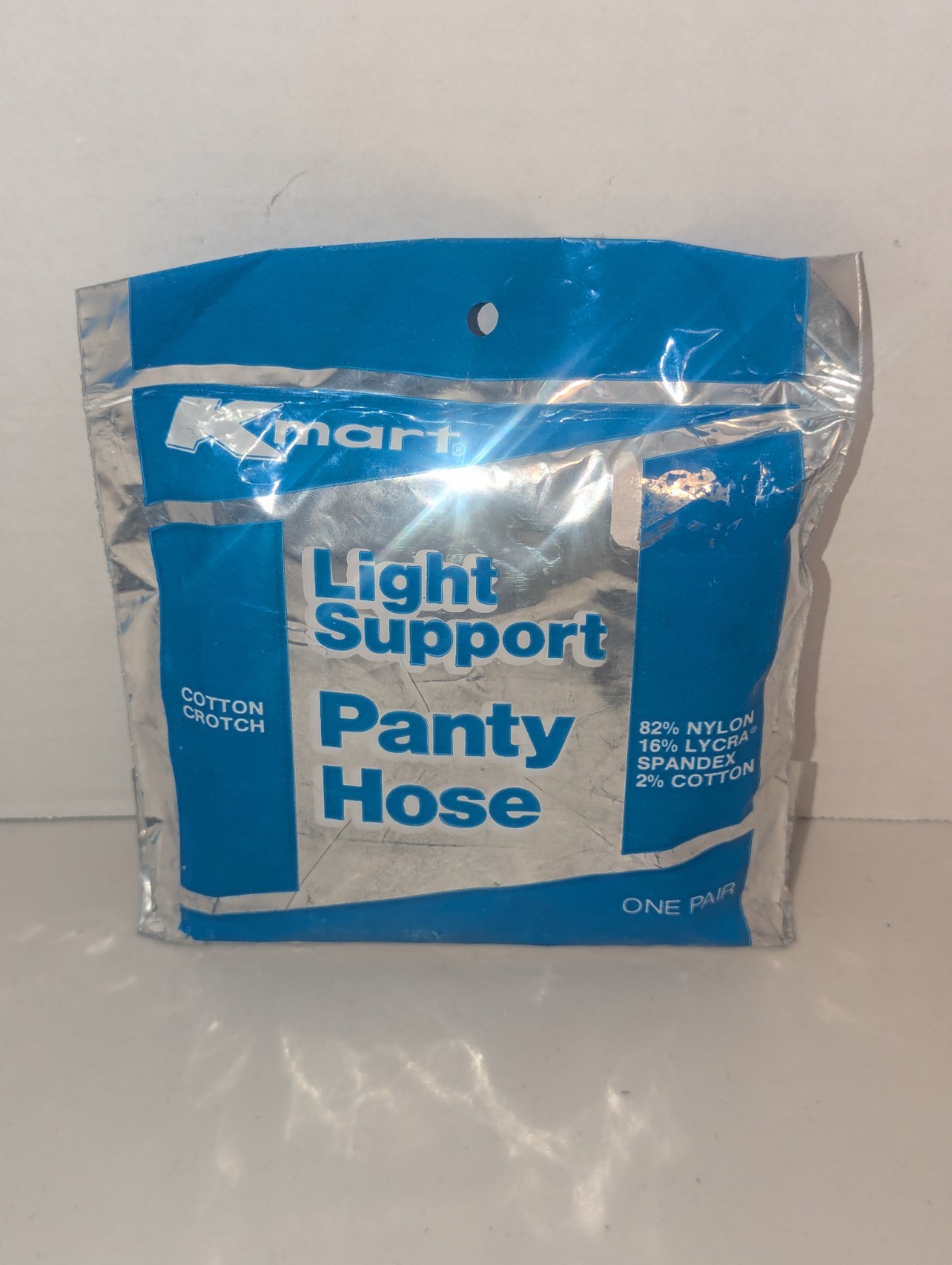 Vintage Kmart Light Support Pantyhose Brown Mist Medium Tall
