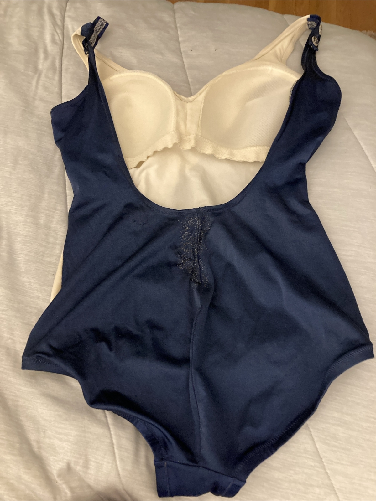 Vintage DeWeese Designs Bathing Suit Lot – Floral Applique Pinup 16/38
