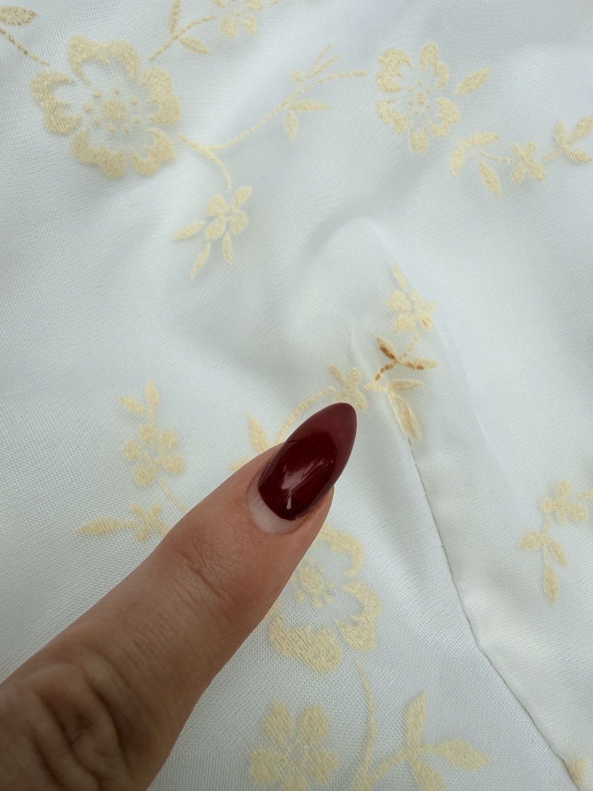 Vintage 1960s Lorrie Deb Floral Balloon Sleeve Prairie Princess Wedding Dress
