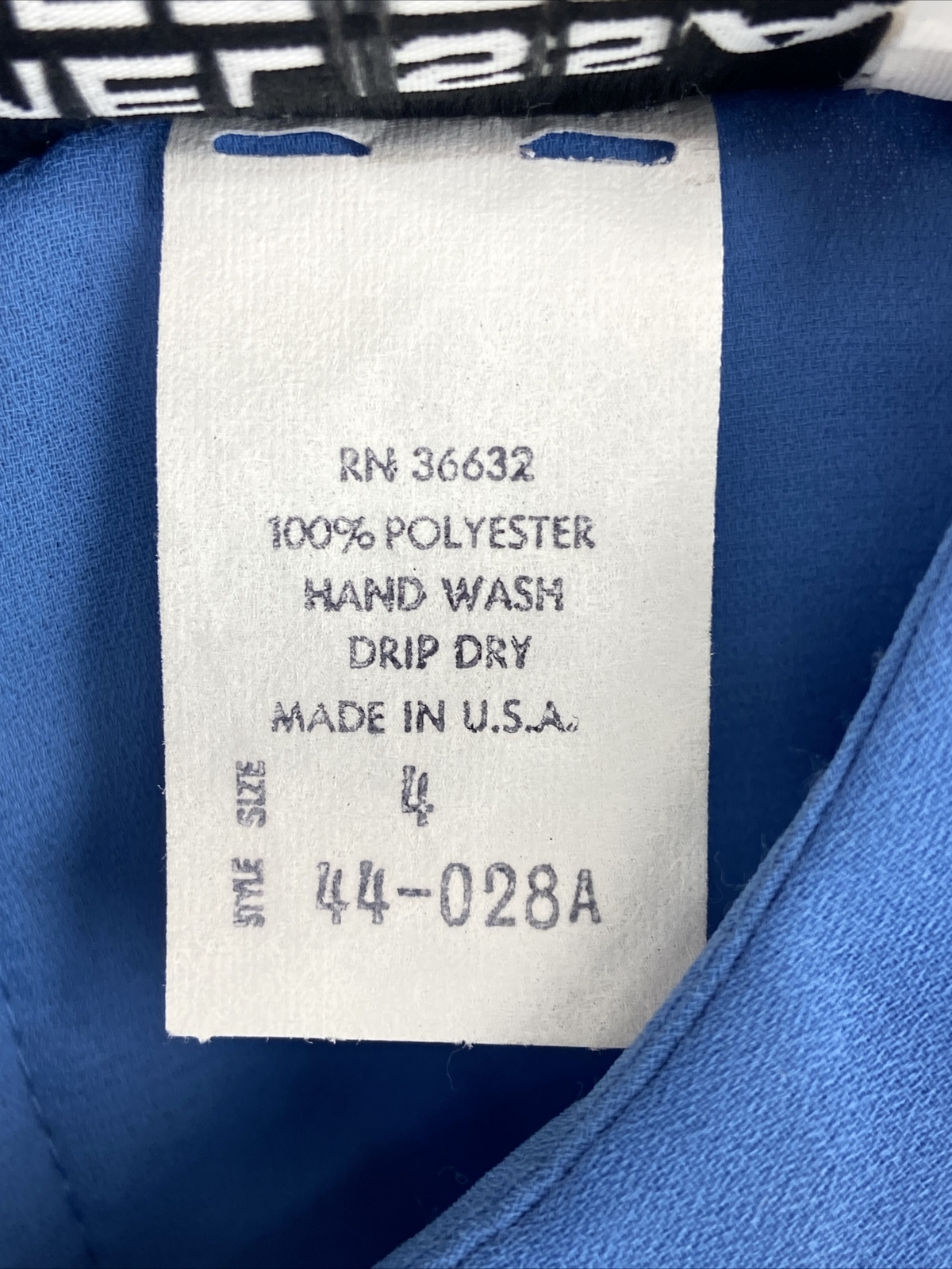 Vintage Melissa Petites Cape Blue Dress Sheer Women’s Size 4 Cocktail Embroider