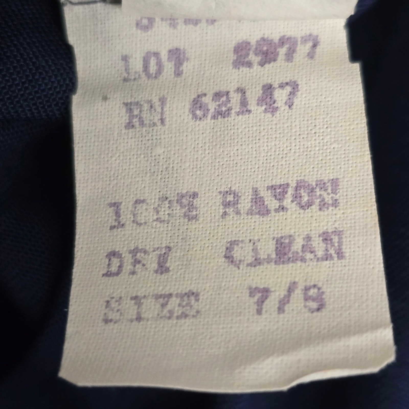 VTG Autograph American Clothing Pleated Trousers Navy Blue High Waisted 7/8 NWT