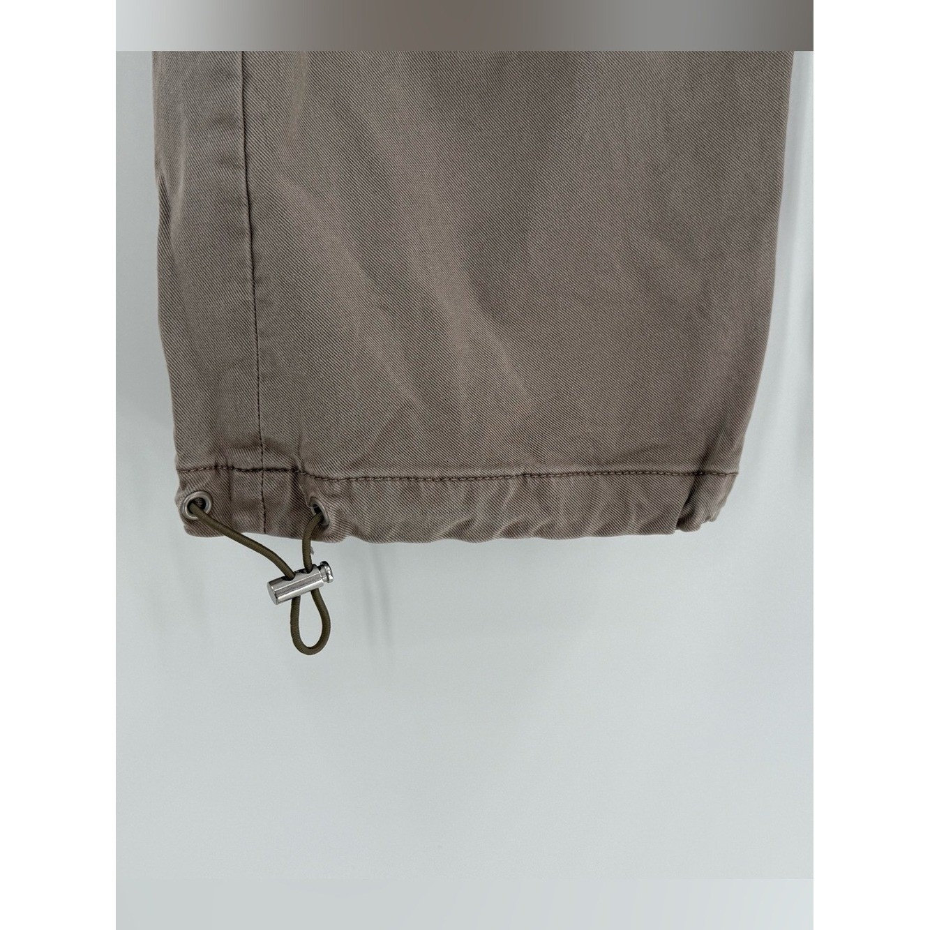 PAIGE womens Reid Jogger Vintage Moss Taupe Jogger Cropped Jean 28