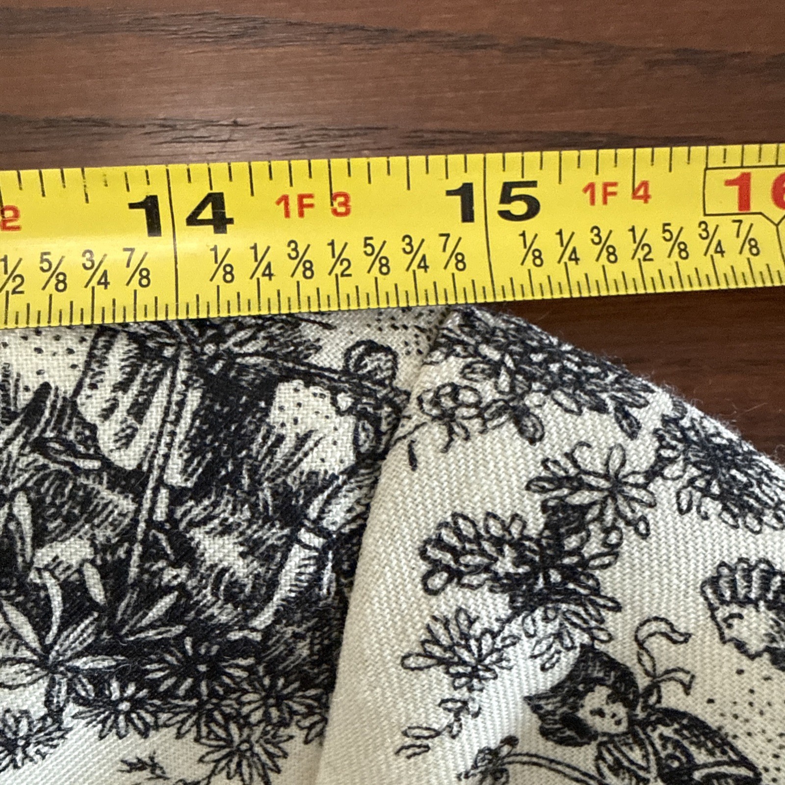 RARE Vintage Abercrombie & Fitch Tanner Dorothy Cox Dress Toile Fabric 10 EUC
