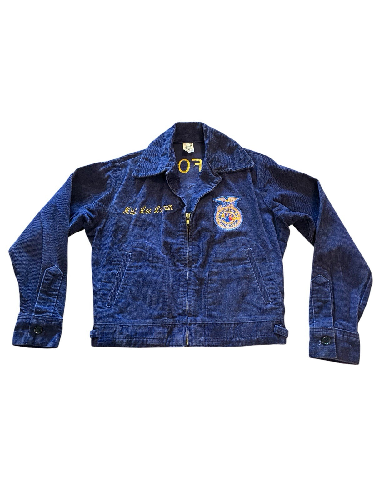 VTG 90s Lenore California FFA Jacket Supply Service Alexandria VA Size 34