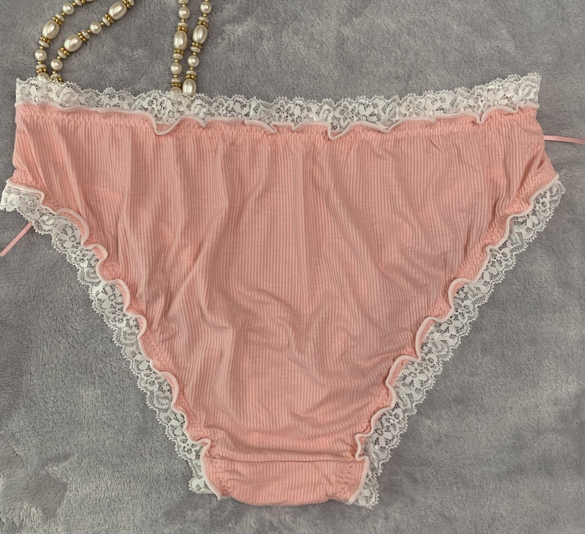 NEW SOFT Stretch XL 8 Hi-Cut Bikini Ribbed Panties Lingerie Panty