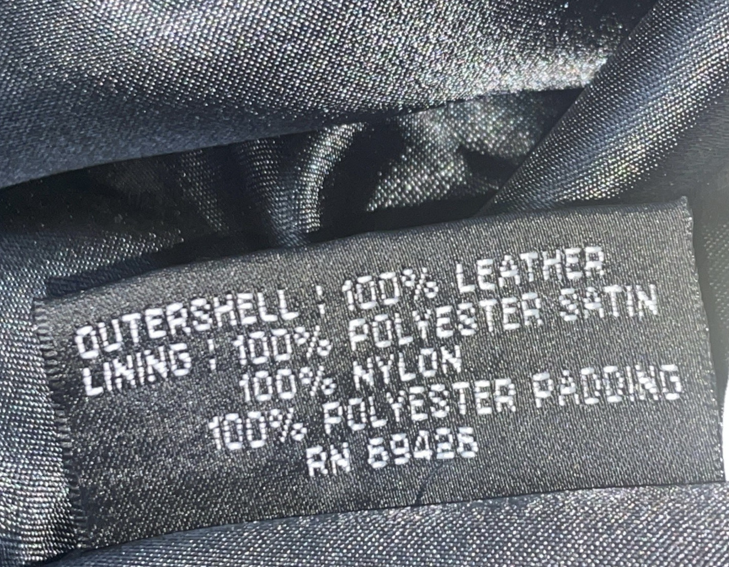 Wilsons The Leather Experts Leather Bomber Jacket Men SZ-Large Black Motorcycle