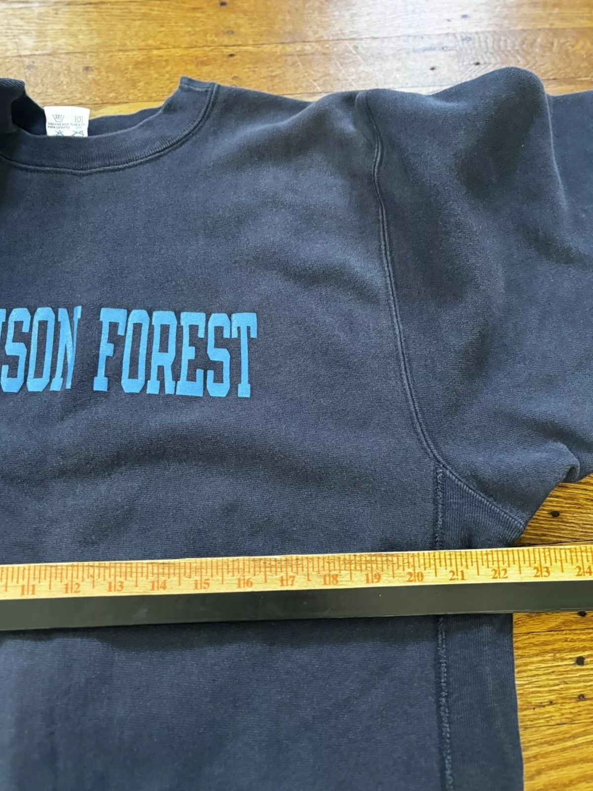 80s Champion Reverse Weave Garrison Forest School Crew Neck.large /gussets