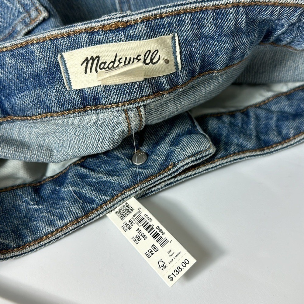 Madewell The Plus Mid-Rise Perfect Vintage Jean in Ainsdale Wash 26W NWT