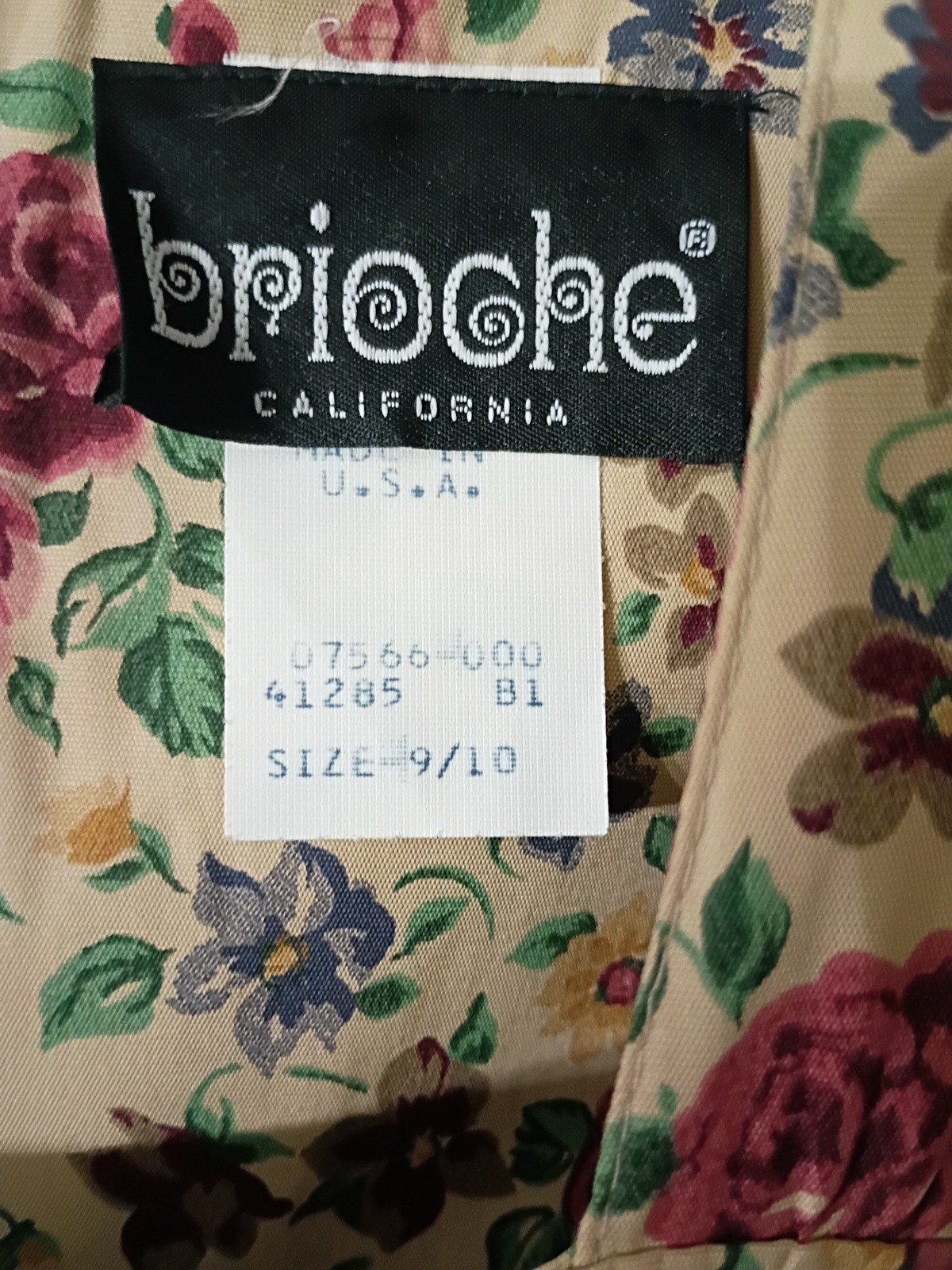 Vintage 80s Pleated Floral Cottagecore Mini Dress Shoulder Pads Long Sleeve 9/10
