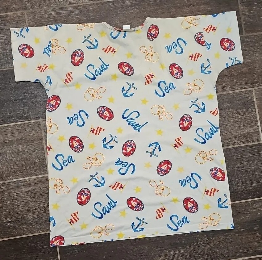 womens Vintage oversized beach t-shirt, cover up