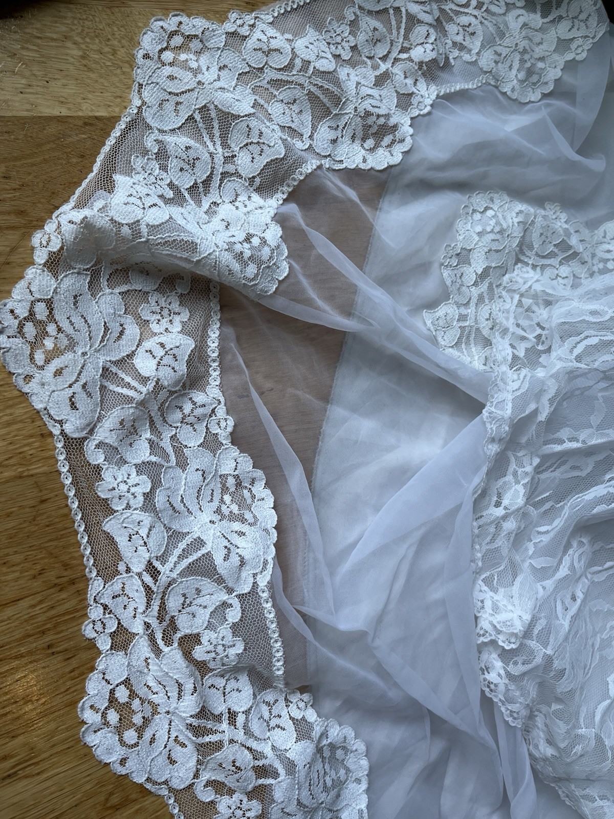 Vtg Victorian Prairie Cottage Lace pleated Wedding Dress 70s 80s Romantic 2?