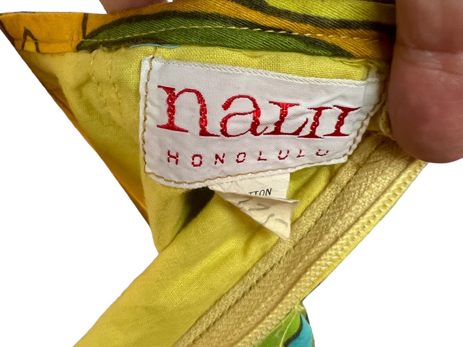 Vintage Nalii Honolulu Dead Stock Early 1960 Two Piece Swimsuit Multi Color