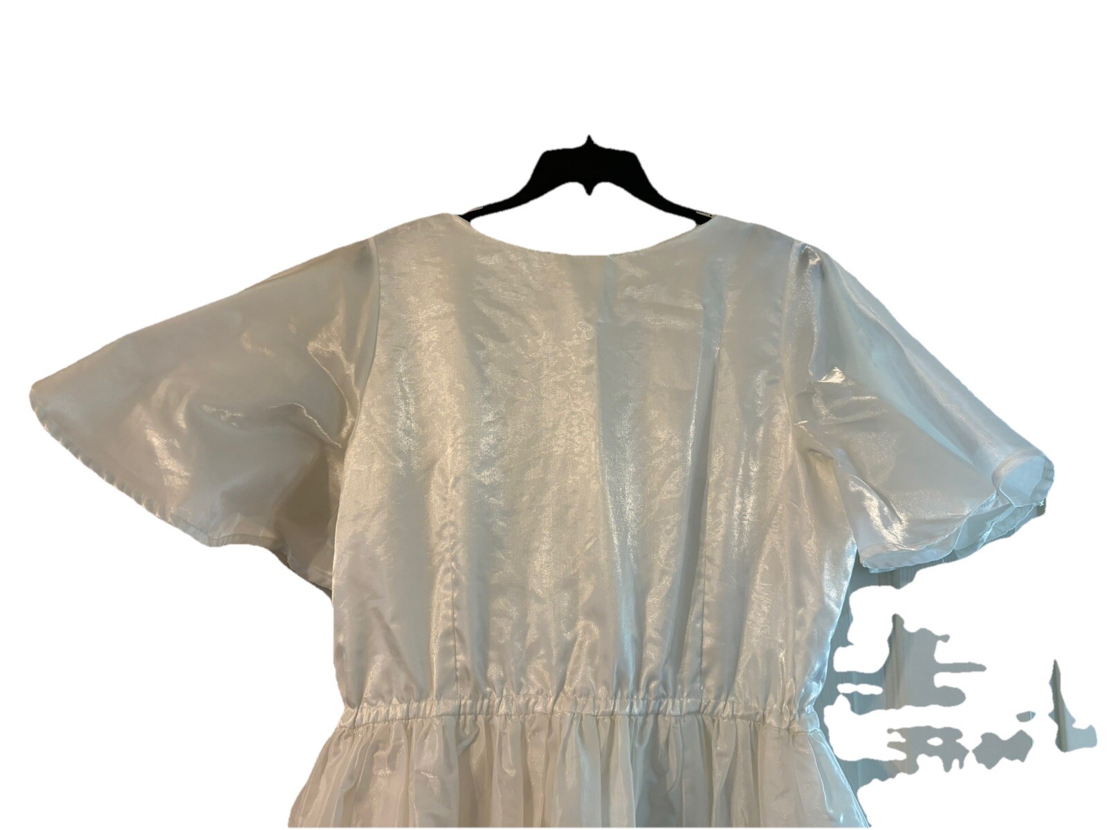 Unlabled 80’s Prom Dress Theatrical Halloween Wedding Dress up Gown Homemade