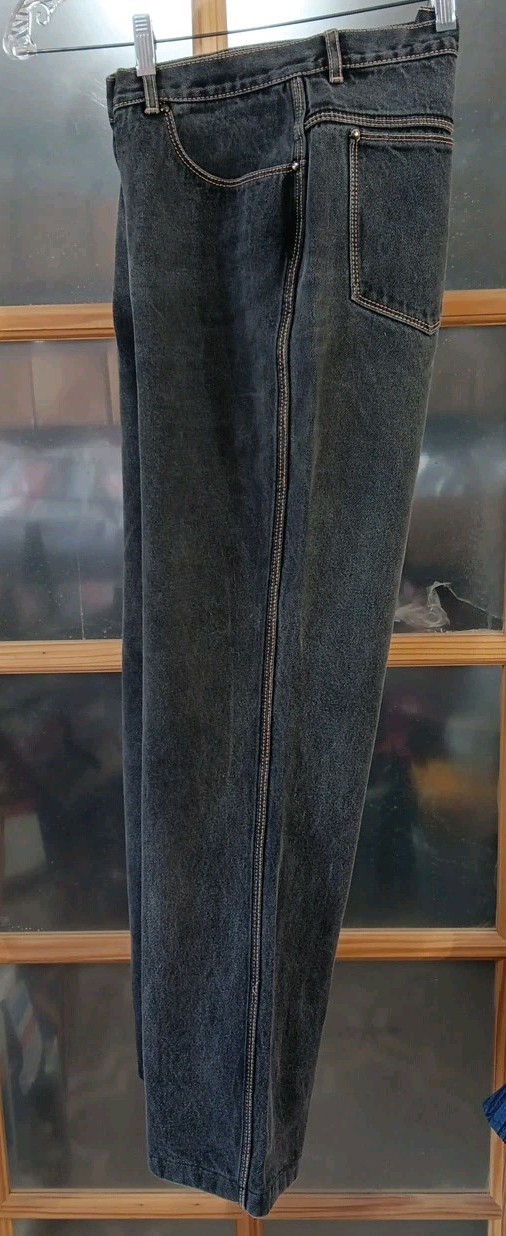 Vintage Gloria Vanderbilt Murjani Jeans Black Denim Sz 31 X 30 Amazing Condition
