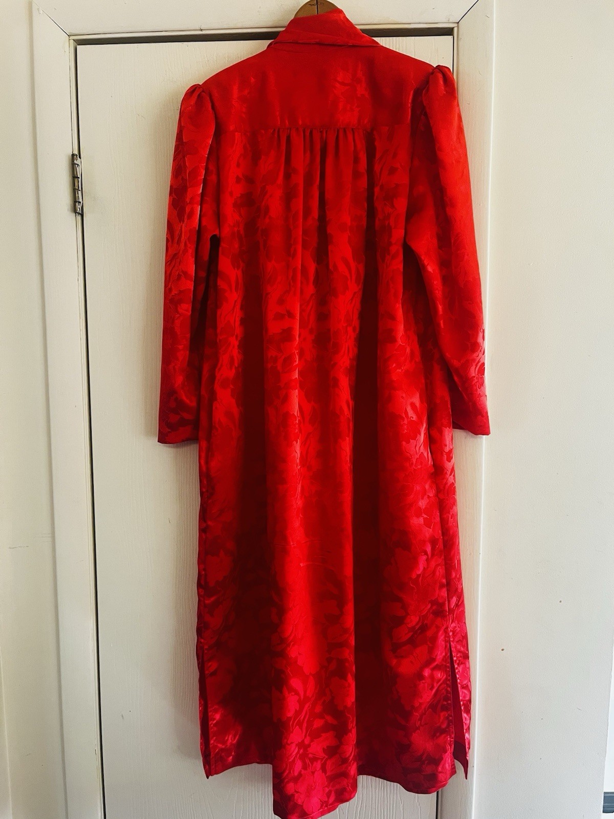 VTG Mollie Parnis I. Magnin Silky Couture Art Deco 20s Zip Front Cocktail Dress
