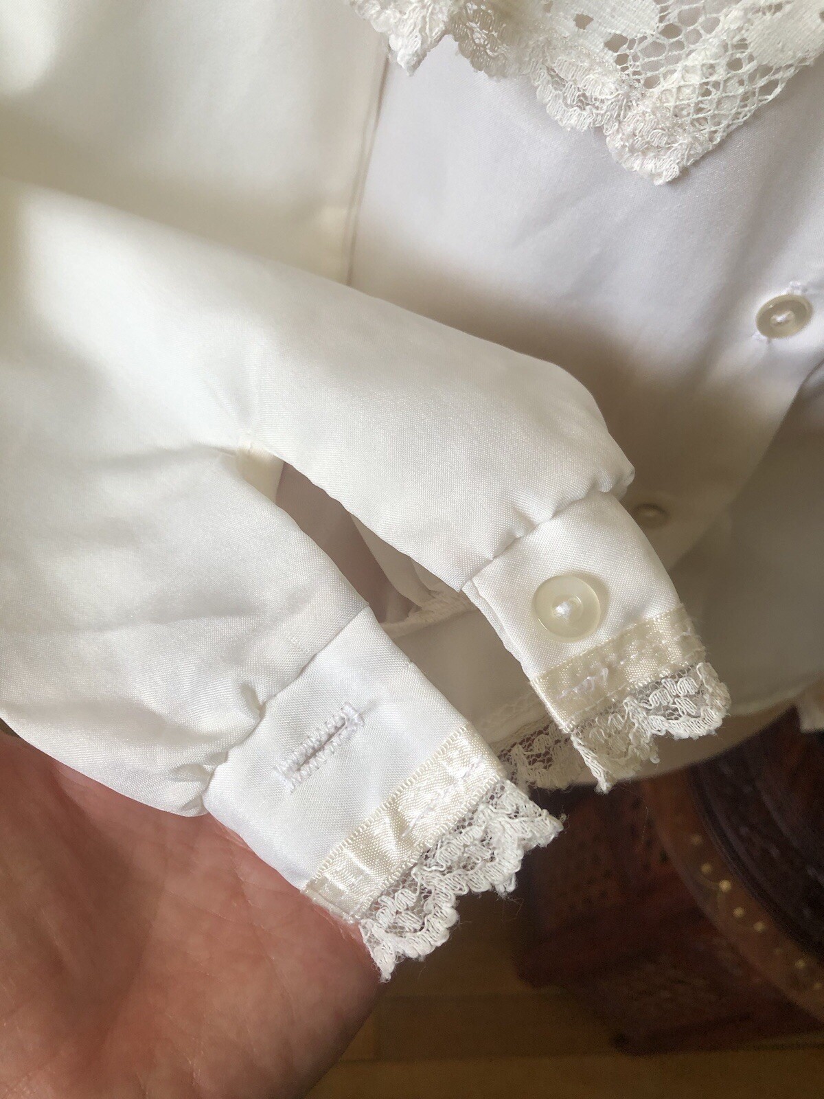 70’s Cream Victorian Inspired Top