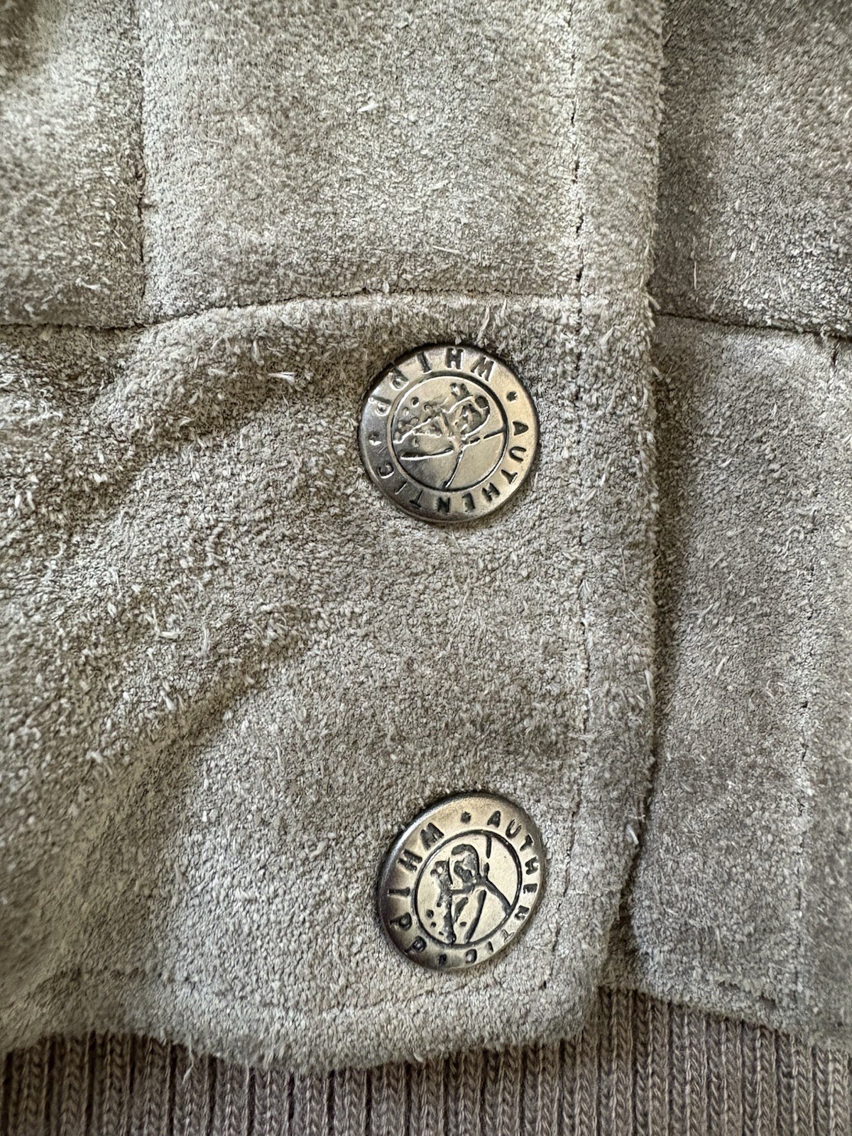 1970s Whipp Suede Bomber Jacket Shearling Fur Women’s Small Vintage Western