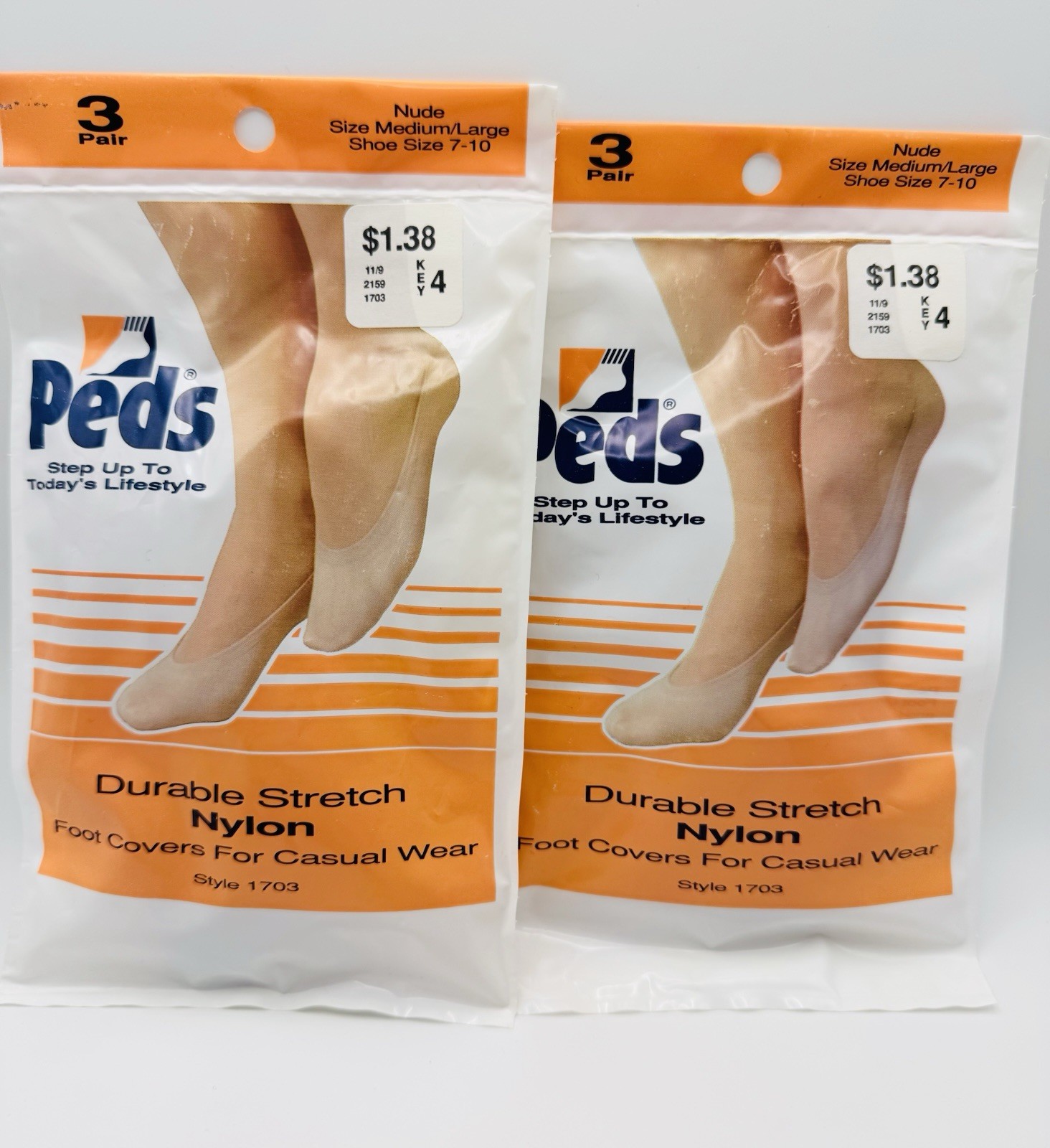 Vintage Lot Of 6 Pantyhose And Peds Variety Of Colors And Styles NOS