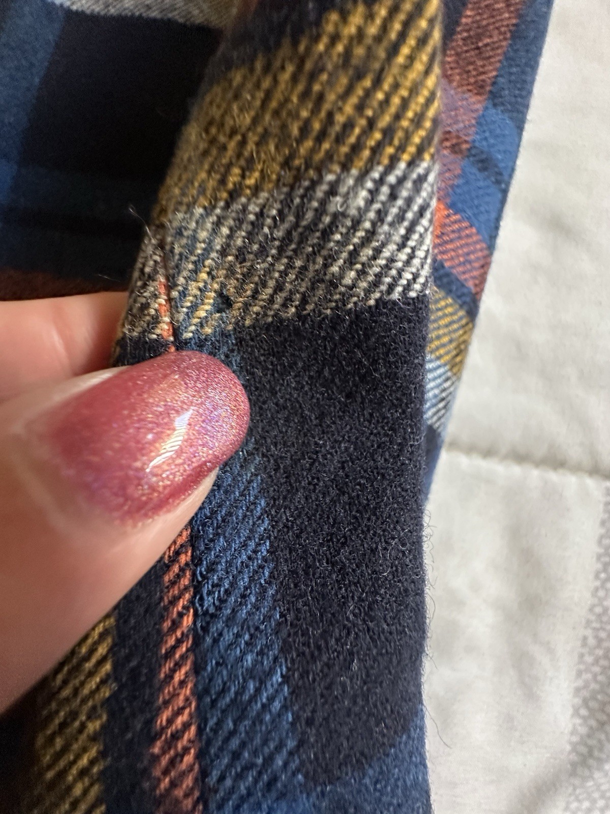 VTG Pendleton Knockabouts 100% Wool Plaid Maxi Skirt Size 14 Button Front READ