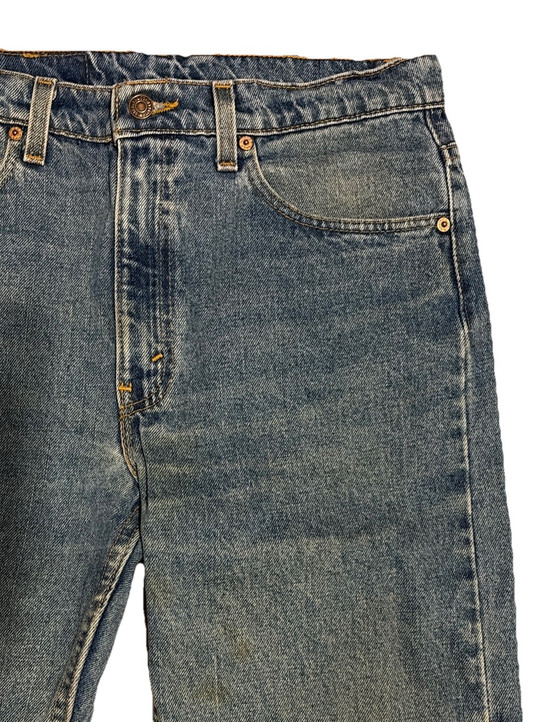 Vintage Levis 505 Womens 32×30.5 Blue Jeans Denim Straight Medium Wash USA Made