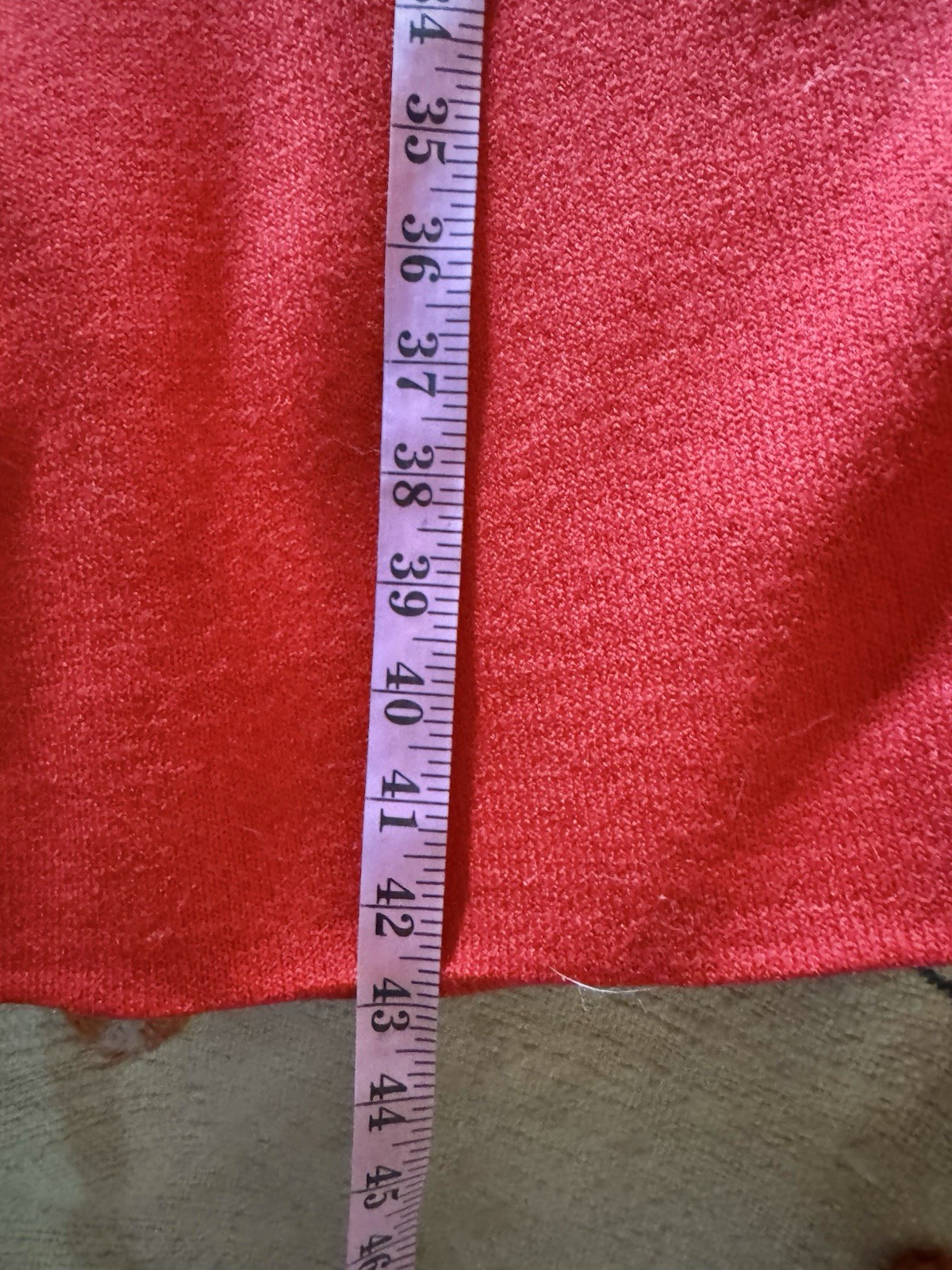 Vtg The Knit Group Stretch Acrylic Sweater Wiggle Dress Fitted Red Skinny Sleeve