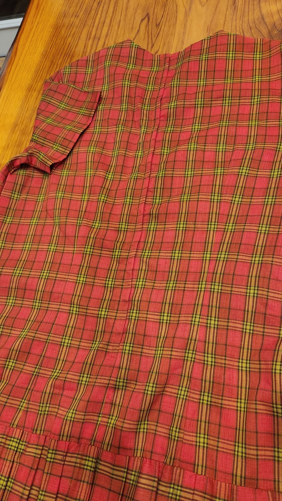 Vintage Jaree Classics Plaid Short Sleeve Dress Women’s Size Large