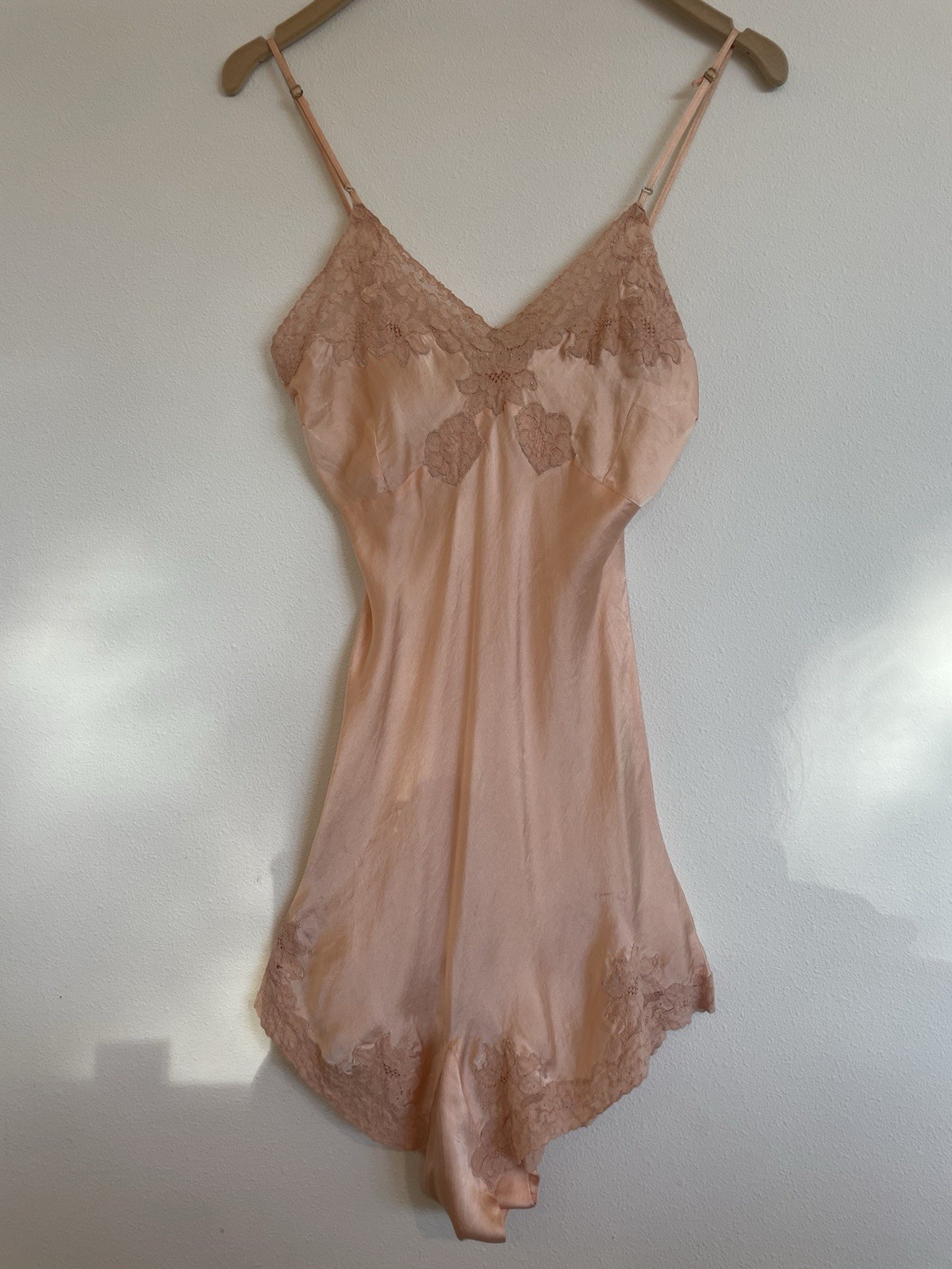 Vintage 1930s 30s Silk Lace Lingerie Playsuit Teddy Romper Kiki De Montparnasse
