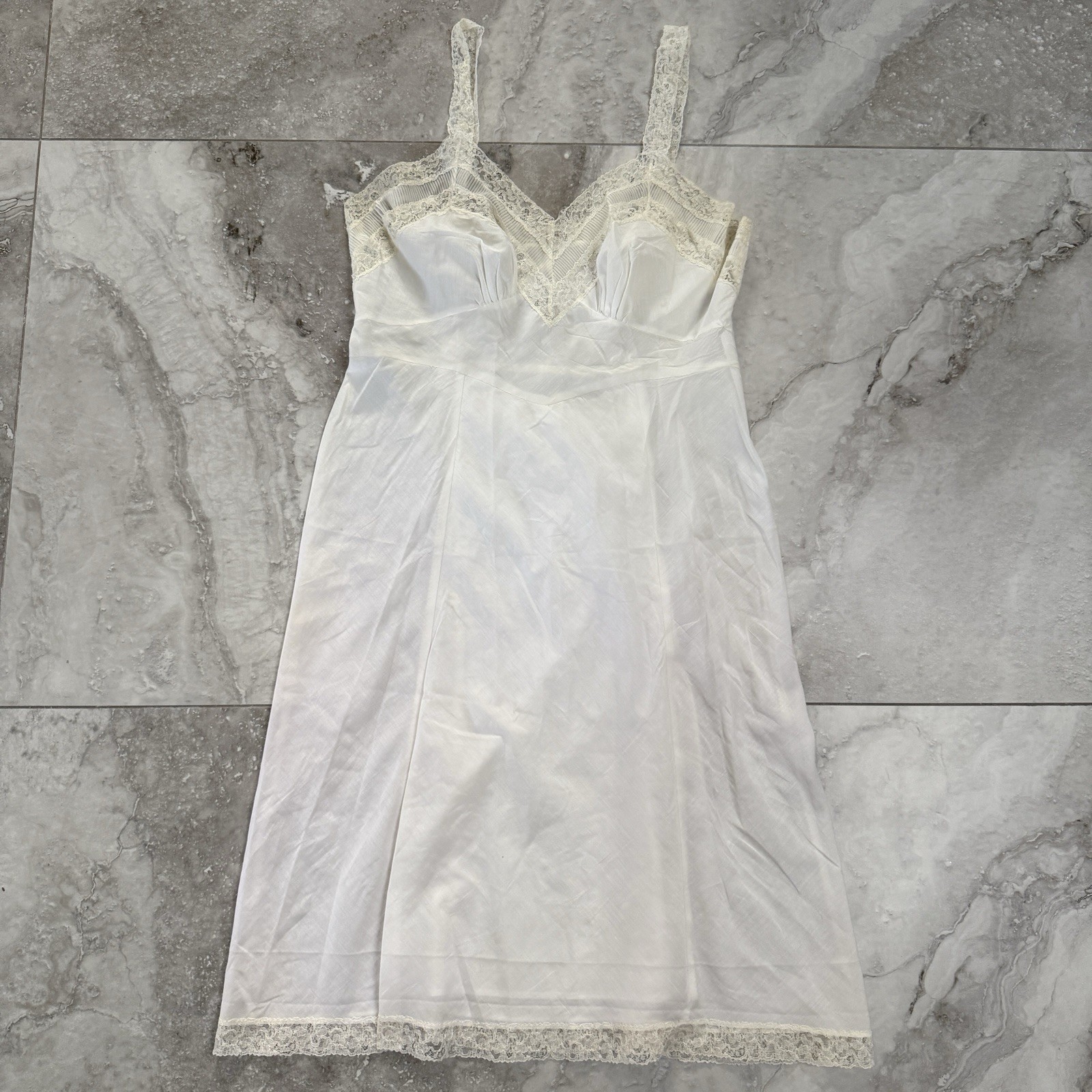 Vintage Charmode Sears Slip Size 38 *Flaws, Read Description”