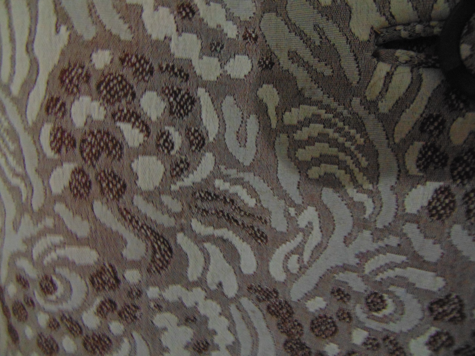 1950s Brocade Swing Coat w/Mink Collar by Golet- Large-ELEGANT & CLASSY – SALE