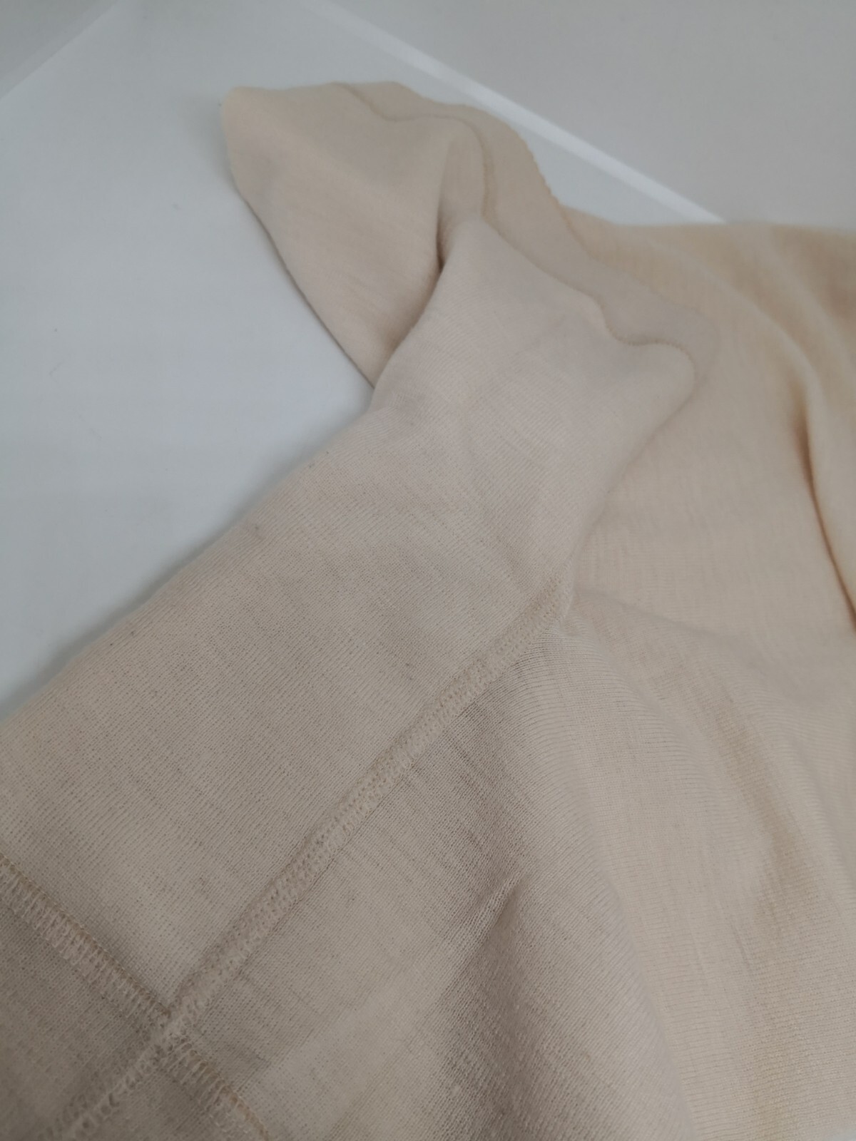 NOS Vtg 80s Mey Wool Long Leg Underwear Short Beige Sz 40 (S-M) /UK 14 Germany