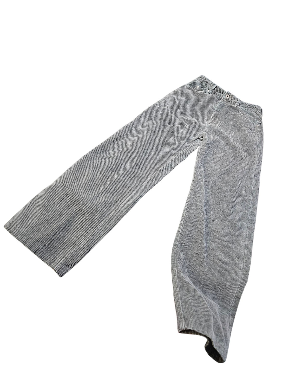Sculptor Women Corduroy Green Medium High Rise 26in Waist