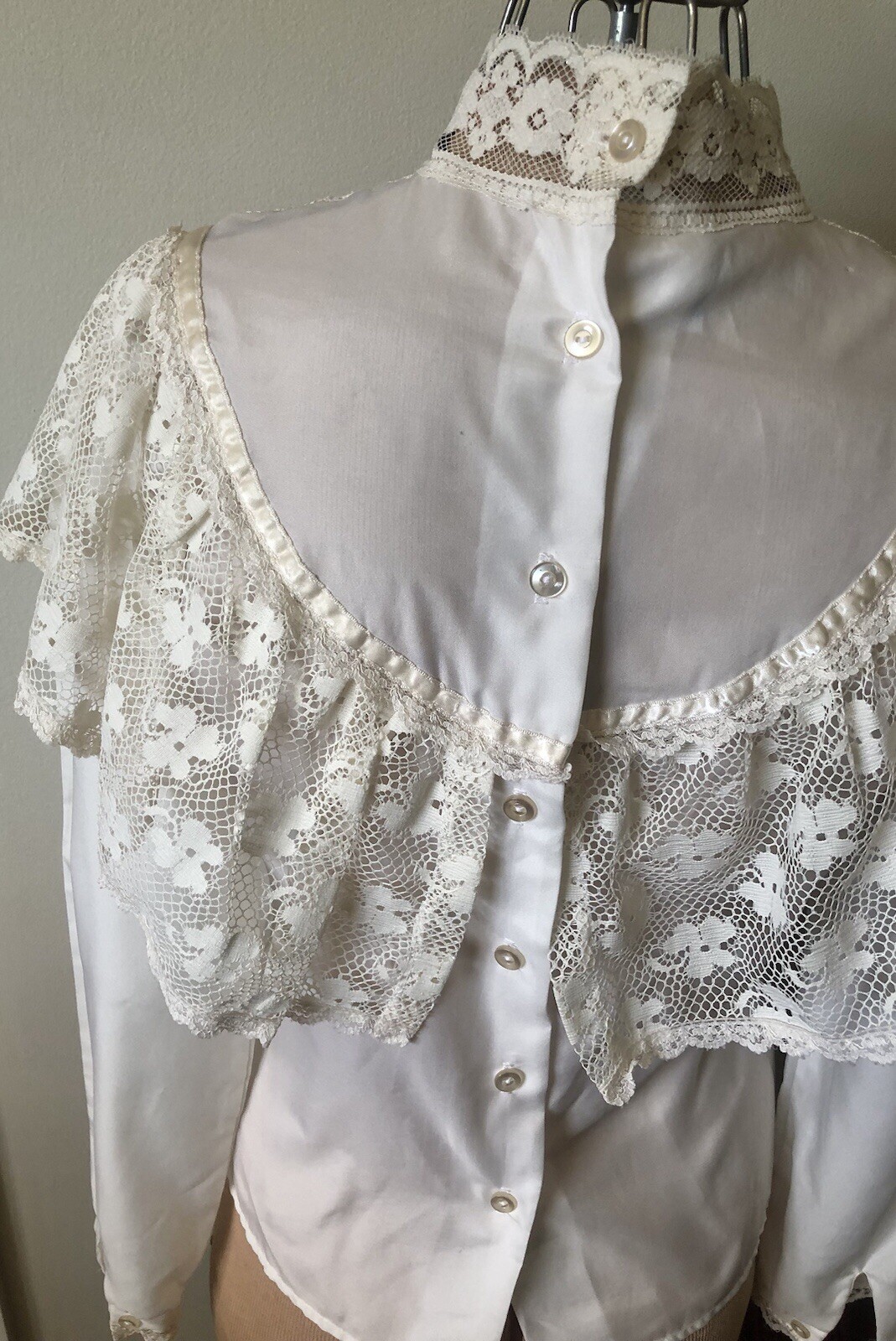 70’s Cream Victorian Inspired Top