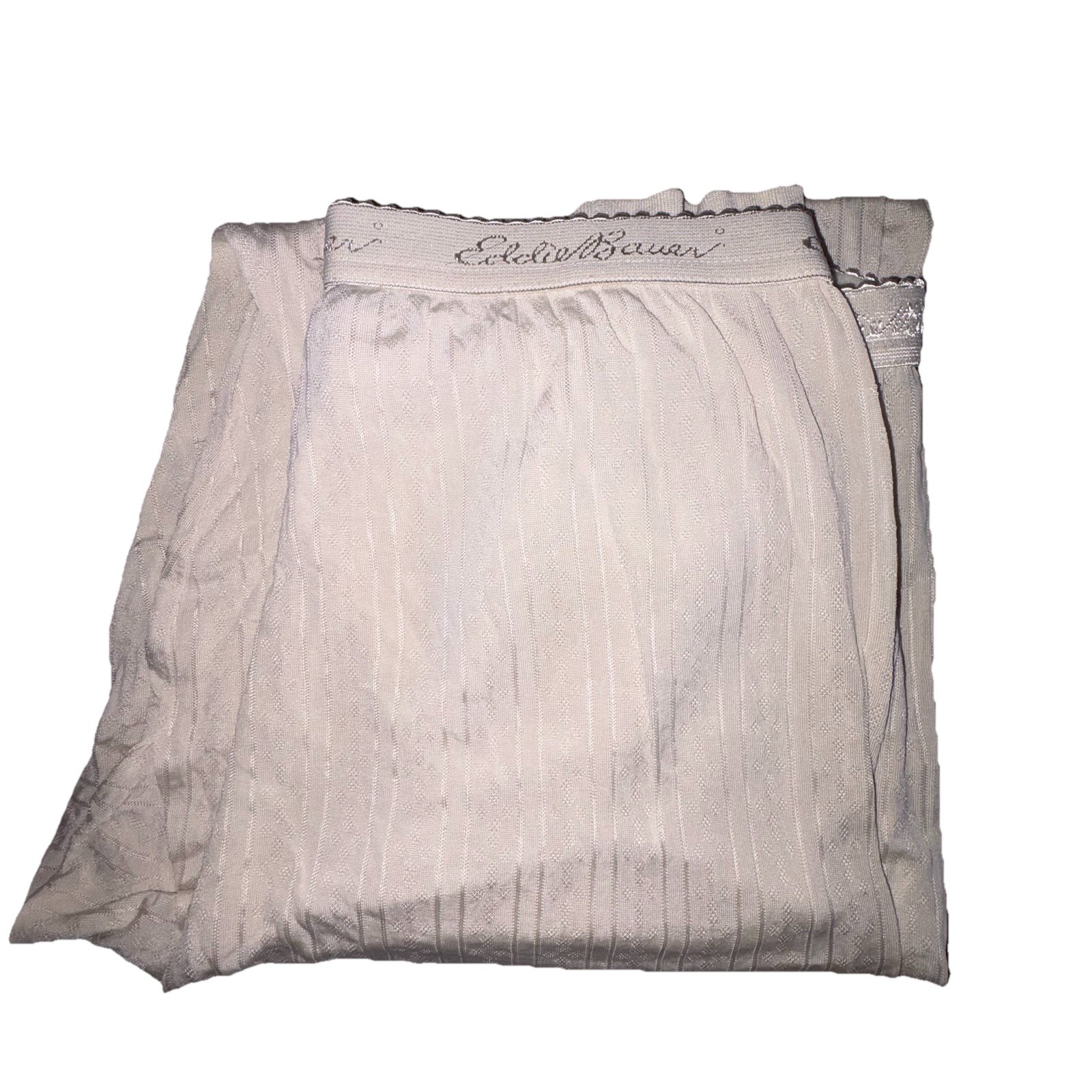 Vtg Eddie Bauer 100% Silk Base Layer Knit Long John Pants Women’s Medium