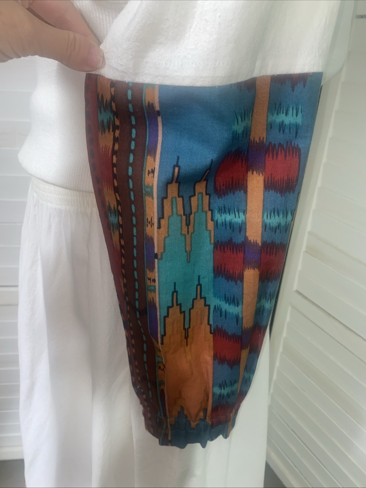 Handmade 2 Piece Set Top & Full Maxi Skirt Southwest Native America Theme O/S