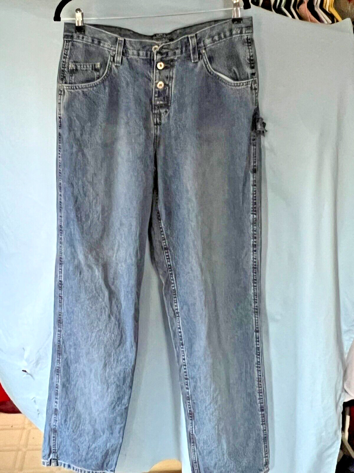 Lee Womens VINTAGE,5 button,hi-waist, Blue Jeans 12L